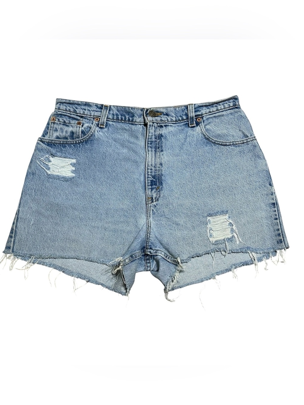 Vintage 90s Levi’s 551 cut off shorts size 14